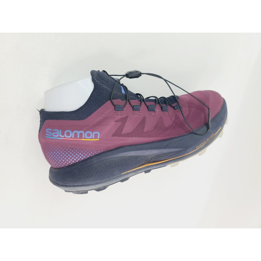 Salomon Brand Running Shoes Men's, Size 8.5 Purple and Navy Color. - Picture 7 of 9